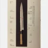 Die anatomy eines Japanischen Messers Handbuch mit Erklärung