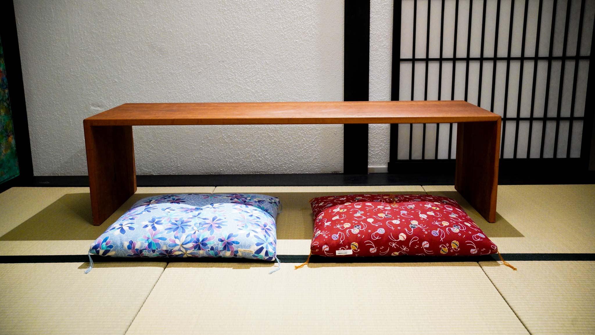 Zabuton auf Tatami momomai zürich